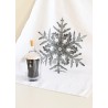 Dish towel "Snowflake" white