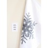 Dish towel "Snowflake" white