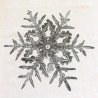 Dish towel "Snowflake" white