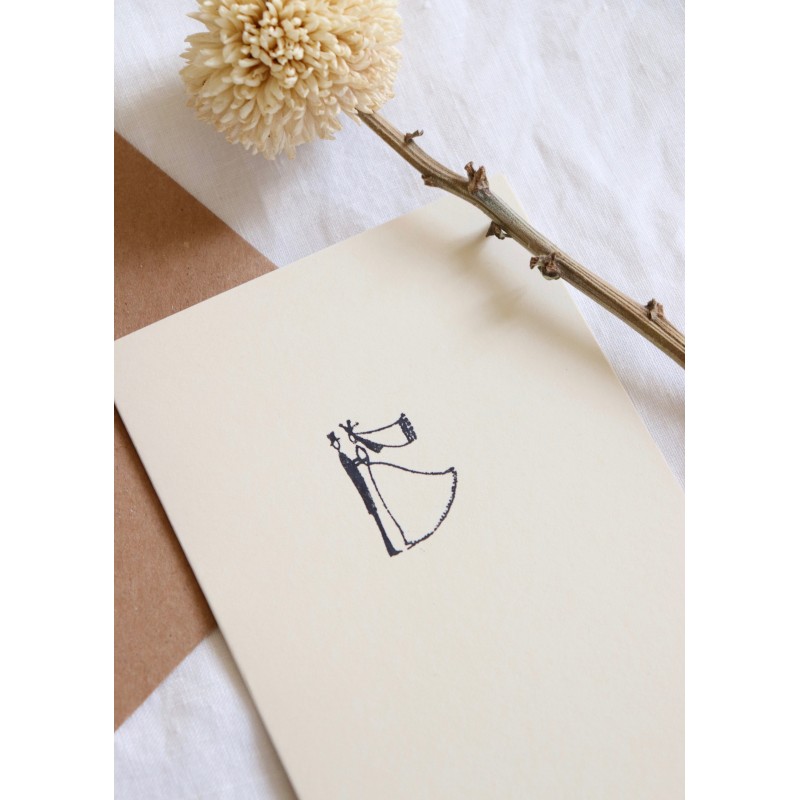 Card A6 + enveloppe Wedding