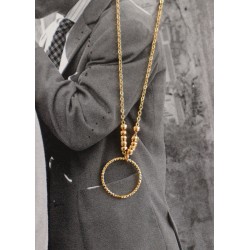 "Circle" necklace gold