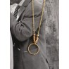 "Circle" necklace gold