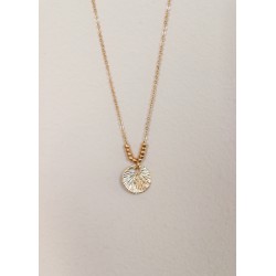 "Shell" necklace gold