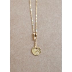 "Shell" necklace gold