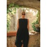 Jumpsuit 04, black linen