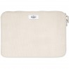 Pochette ordinateur en velours beige