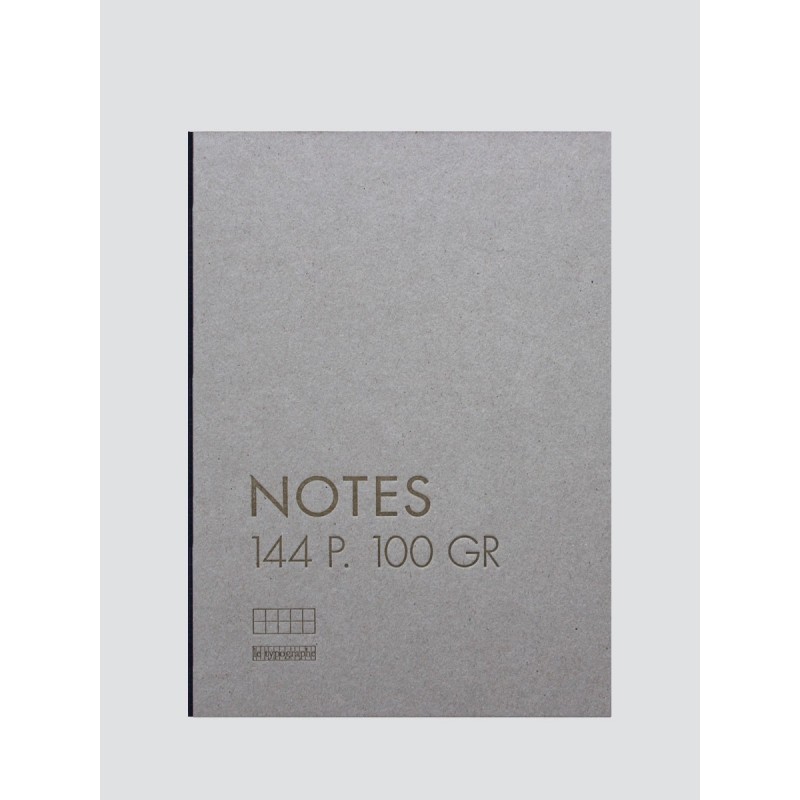 Cahier carton A5+ quadrillé