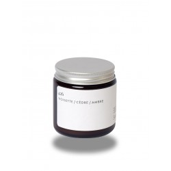 Scented candle 426 : Hazelnut / Cedar / Amber