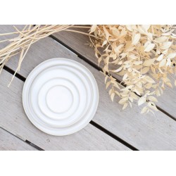 White ceramic plate