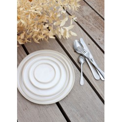 White ceramic plate