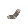 Wool Jacquard socks, light grey