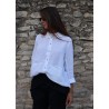 Chemise Claudine, lin blanc