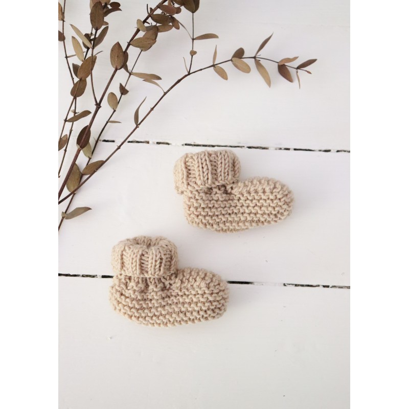 Baby slippers n°1, beige