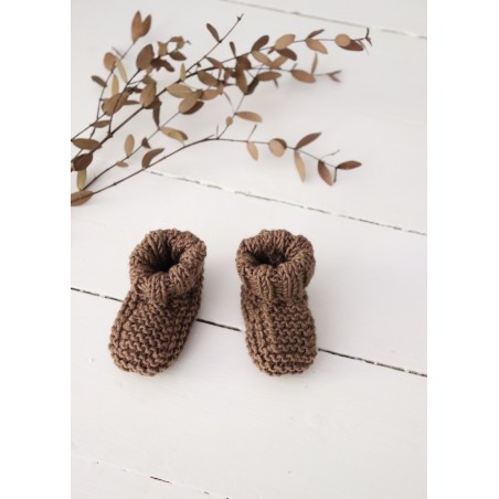 Baby slippers n°1, brown