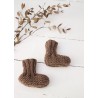 Baby slippers n°1, brown