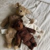 Light brown bear Plush-warming pillow