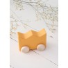 Wooden car "yellow crown"