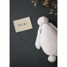 Peluche-bouillotte oie blanche