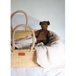 Moses basket,natural handle