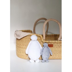 Moses basket,natural handle