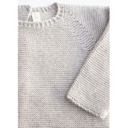 Ethan knit sweater, stone