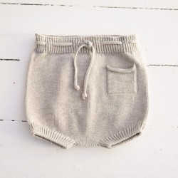 Khalo knit bloomer, stone