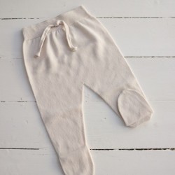 Pantalon LIAM avec pieds, crème