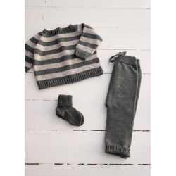 Thomas knit sweater, stripes