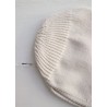 Cotton knit bonnet Sophia, cream