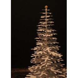 Sapin - Kit de décoration 3D - poudré