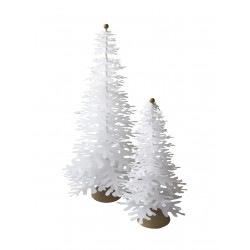 Fir tree - Paper 3D decoration kit, metalic powder