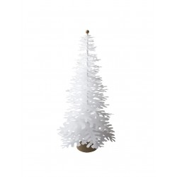 Fir tree - Paper 3D decoration kit, metalic powder