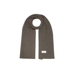 Scarf in merino wool, dusty olive