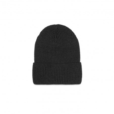 Beanie in merino wool, graphite