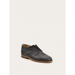 Derby shoes, black calf