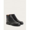 Boots, cuir lisse noir