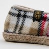 Slippers-espadrilles tartan