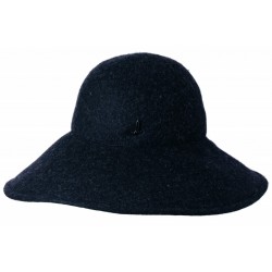 The Cloche"Naja Fay", anthracite wool