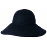 The Cloche"Naja Fay", anthracite wool