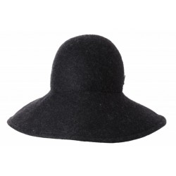 The Cloche"Naja Fay", anthracite wool