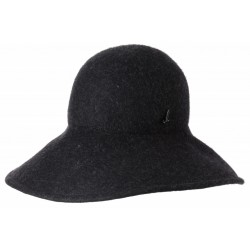 The Cloche"Naja Fay", anthracite wool