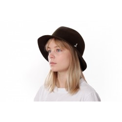 The Traveller hat, black wool