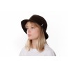 The Traveller hat, black wool