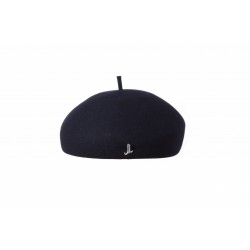 The Beret, black wool