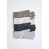 Uruguayan wool gloves, charcoal