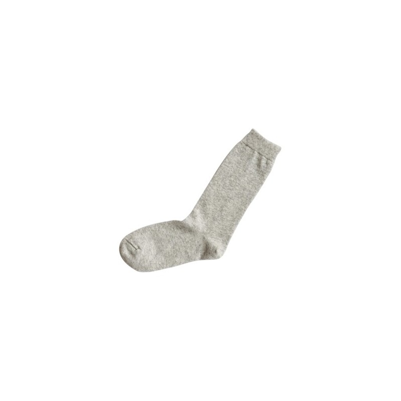 Chaussettes en laine et cachemire, gris clair