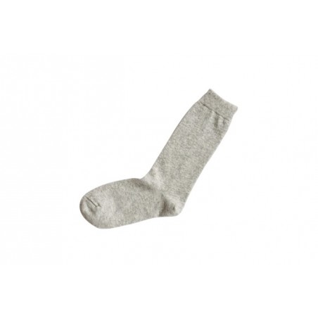 Chaussettes en laine et cachemire, gris clair