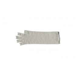 Silk cotton socks, light grey