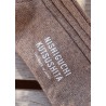 Cashmere ribbed socks, brown