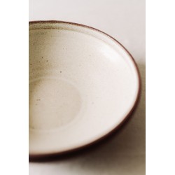 Brown ceramic bowl